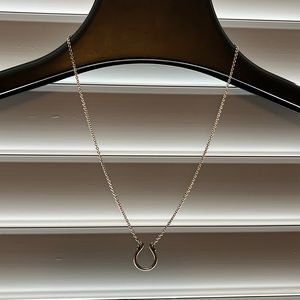 Horse shoe style necklace from James Avery.